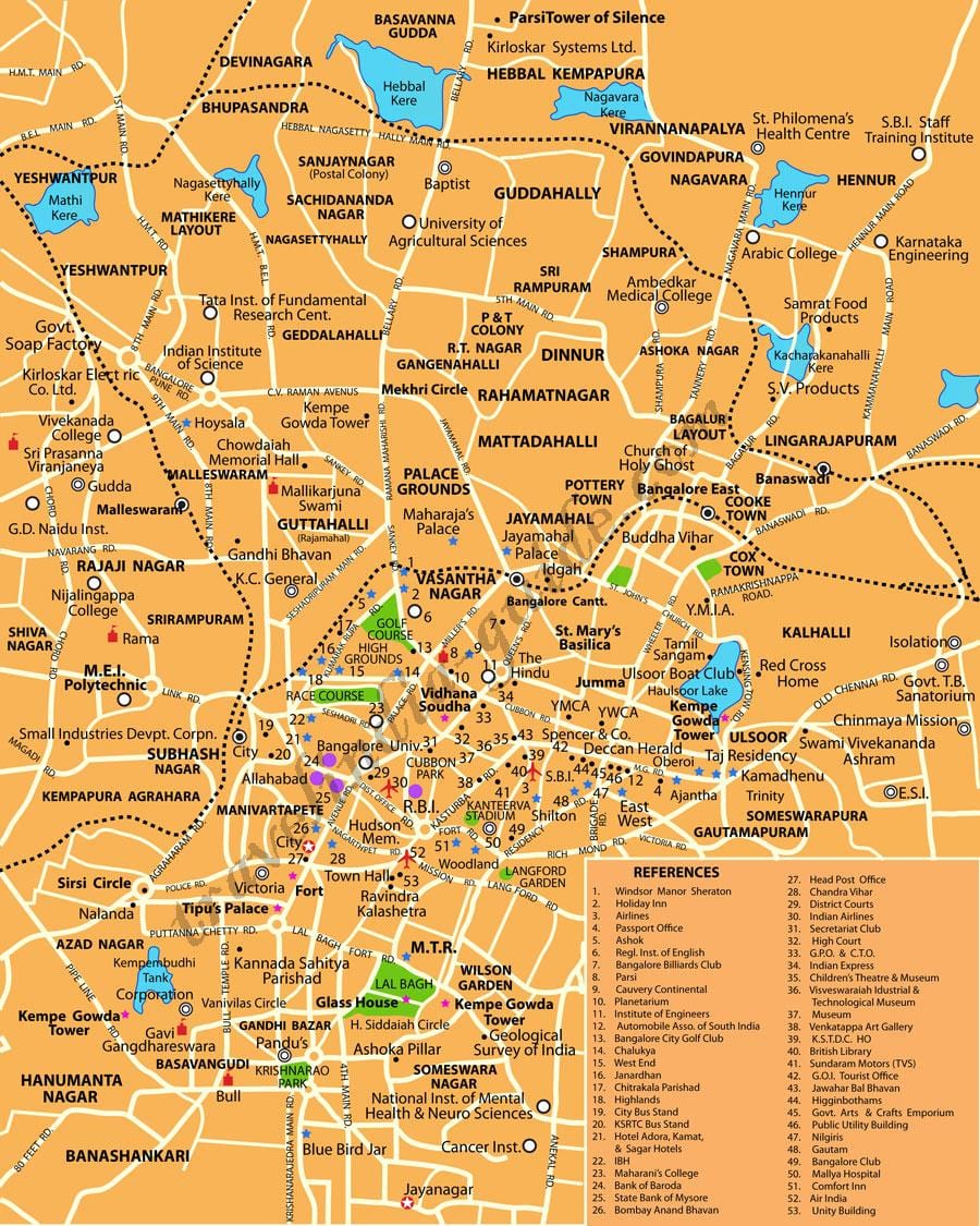 Aji pelancong tempat peta